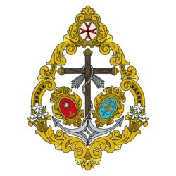 escudo hermandad la milagrosa sevilla sábado de pasión