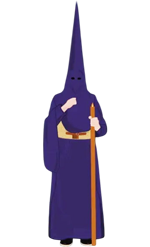 nazarenos la corona color túnica